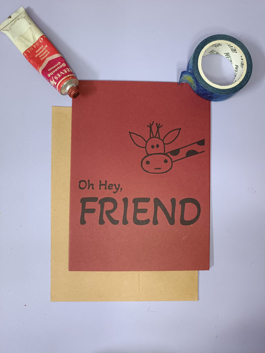 Hello Friend - Greeting Card