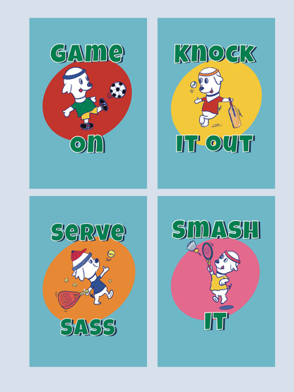 Knock it out - Greeting Card