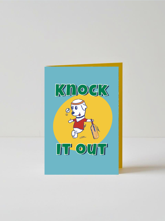 Knock it out - Greeting Card