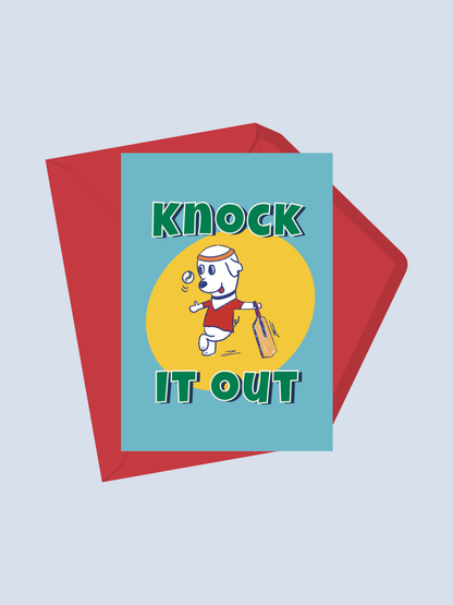 Knock it out - Greeting Card